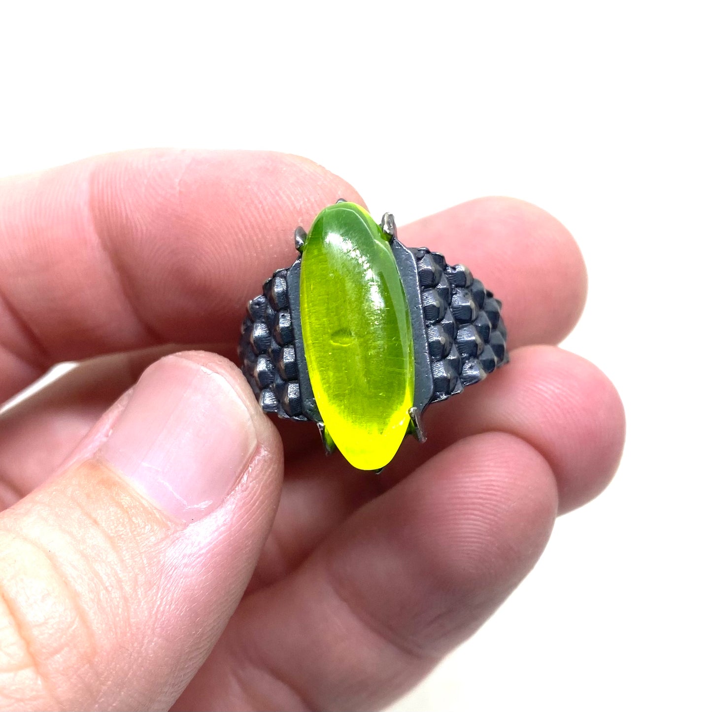 Serpent’s LuAG Ring in Sterling Silver