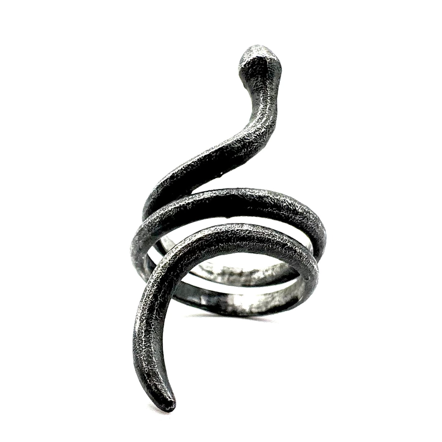 Serpent’s Call Ring In Sterling Silver