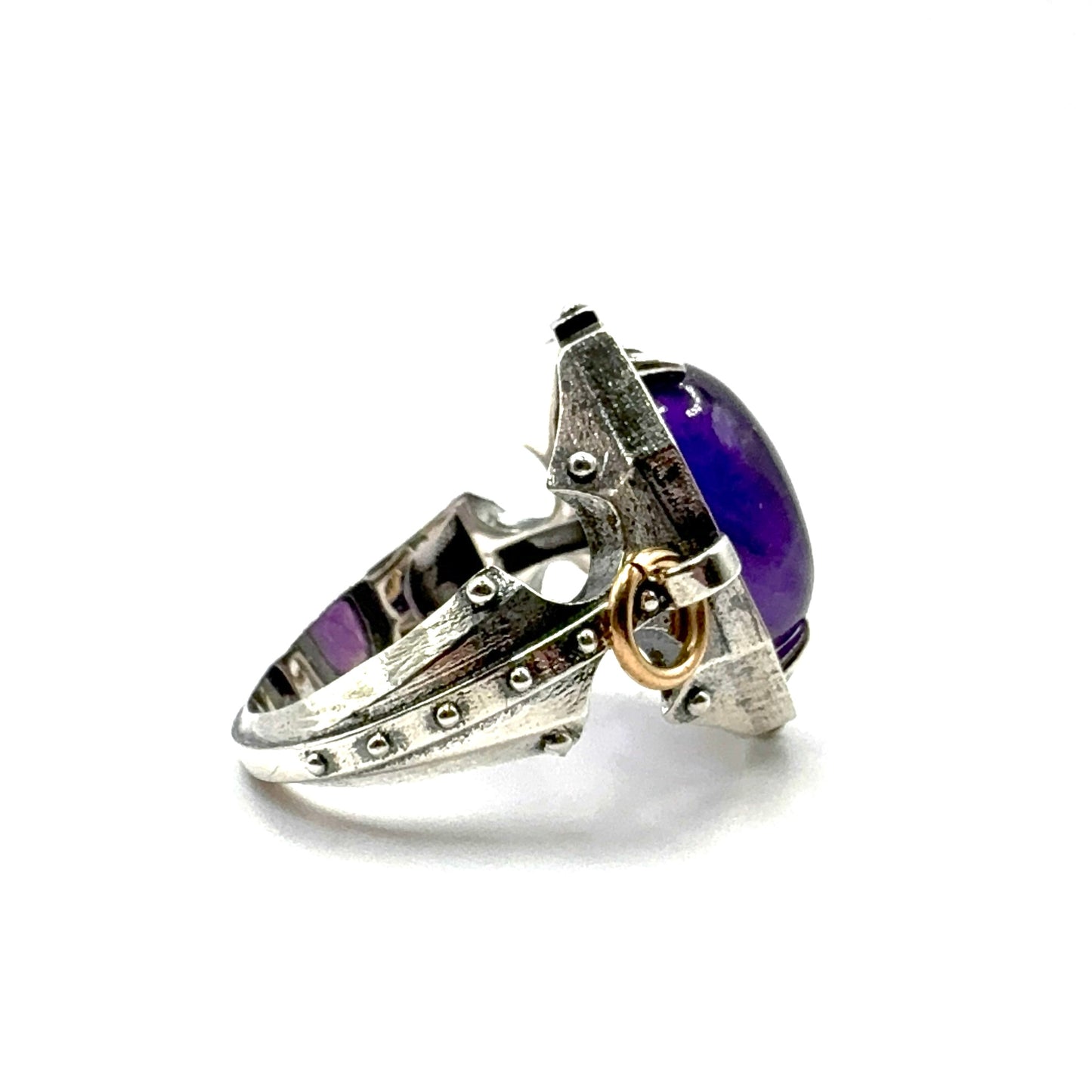 Amethyst Citadel Ring in Sterling Silver