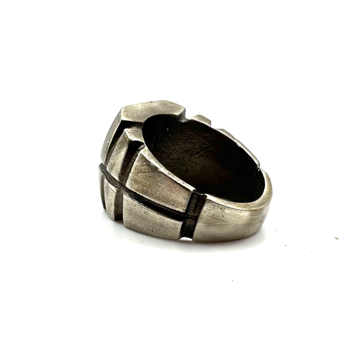Bharat Ring in White Bronze