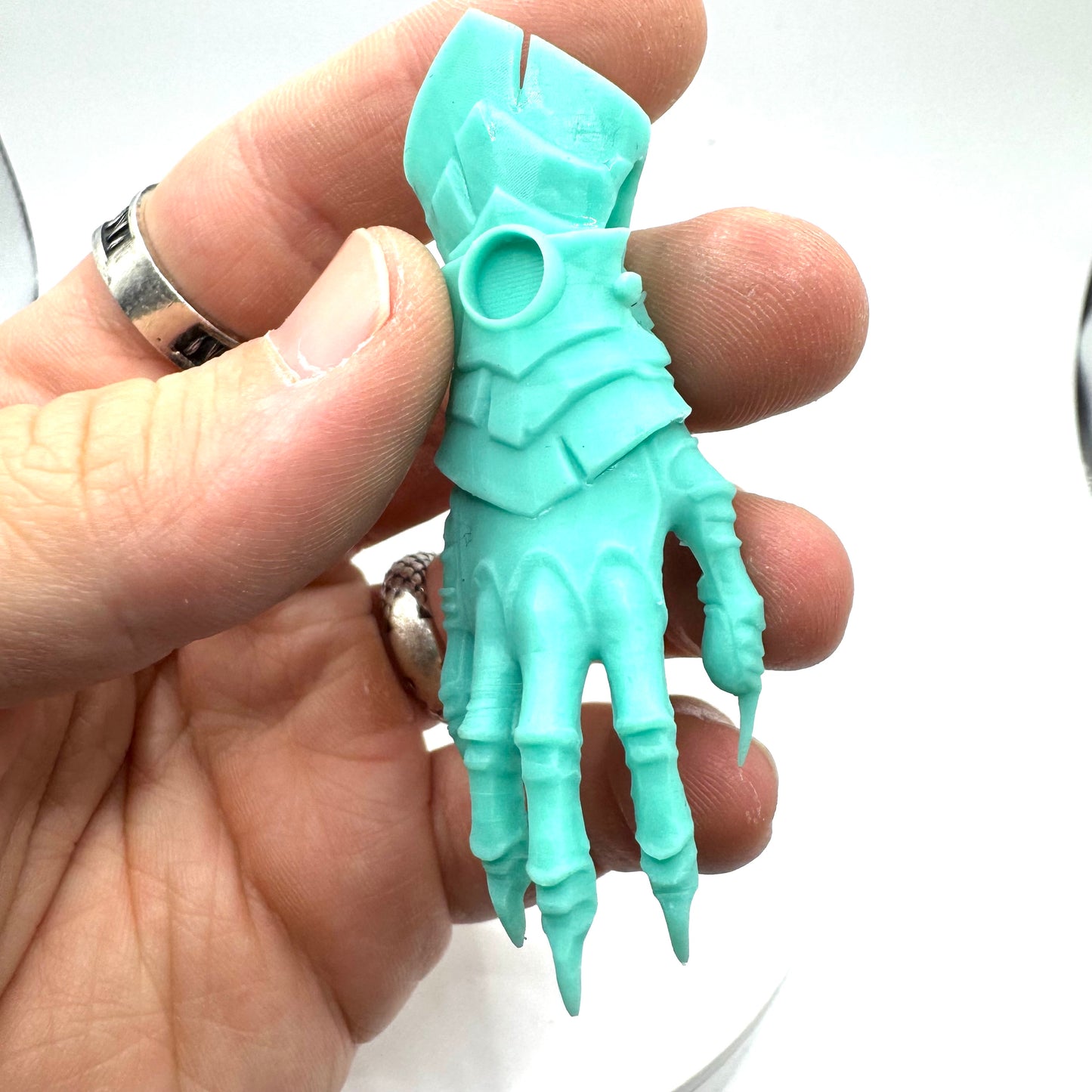 TO BE CAST - Abaddon Pendant In sterling Silver And Grape Agate And Green Onyx