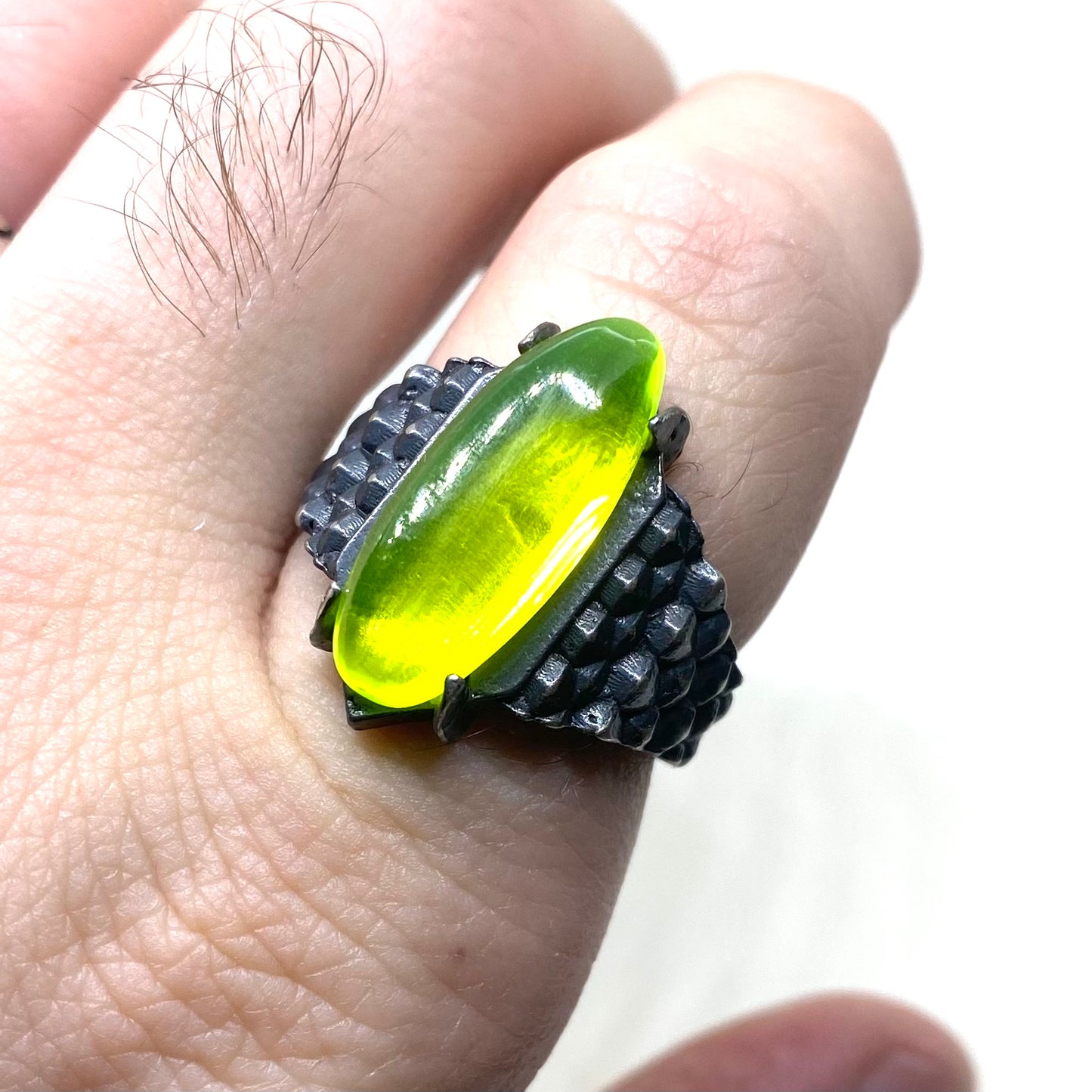 Serpent’s LuAG Ring in Sterling Silver