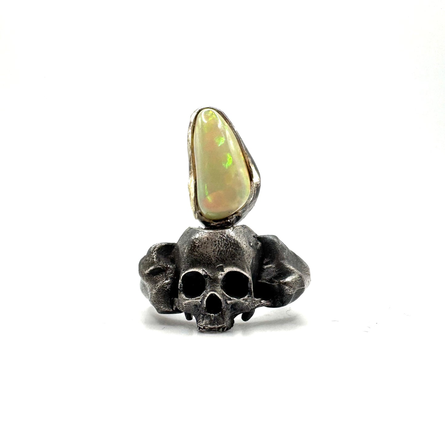 Ancient Tooth Ring in Sterling Silver