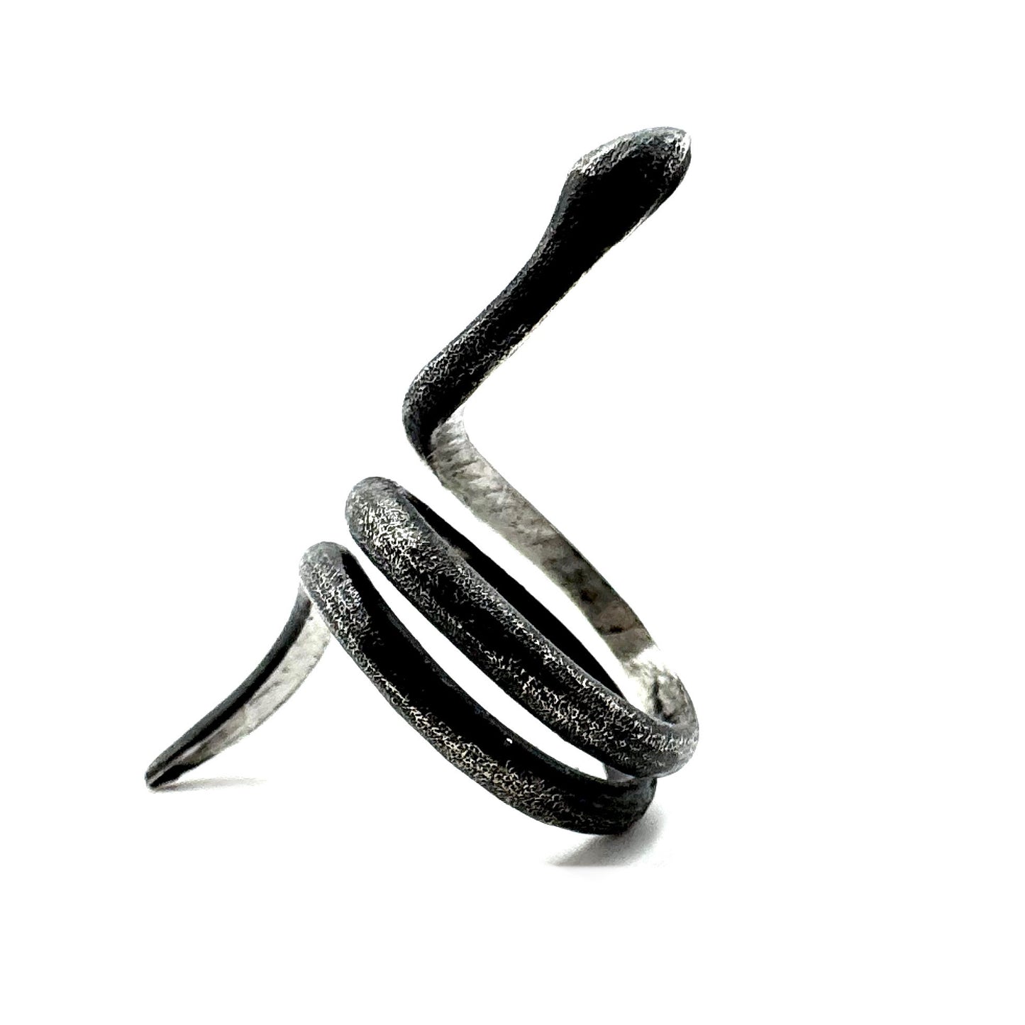 Serpent’s Call Ring In Sterling Silver