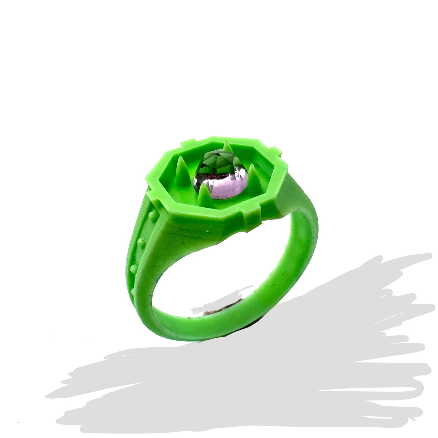 TO BE CAST - Sanctum Signet Ring With Amethyst In sterling Silver