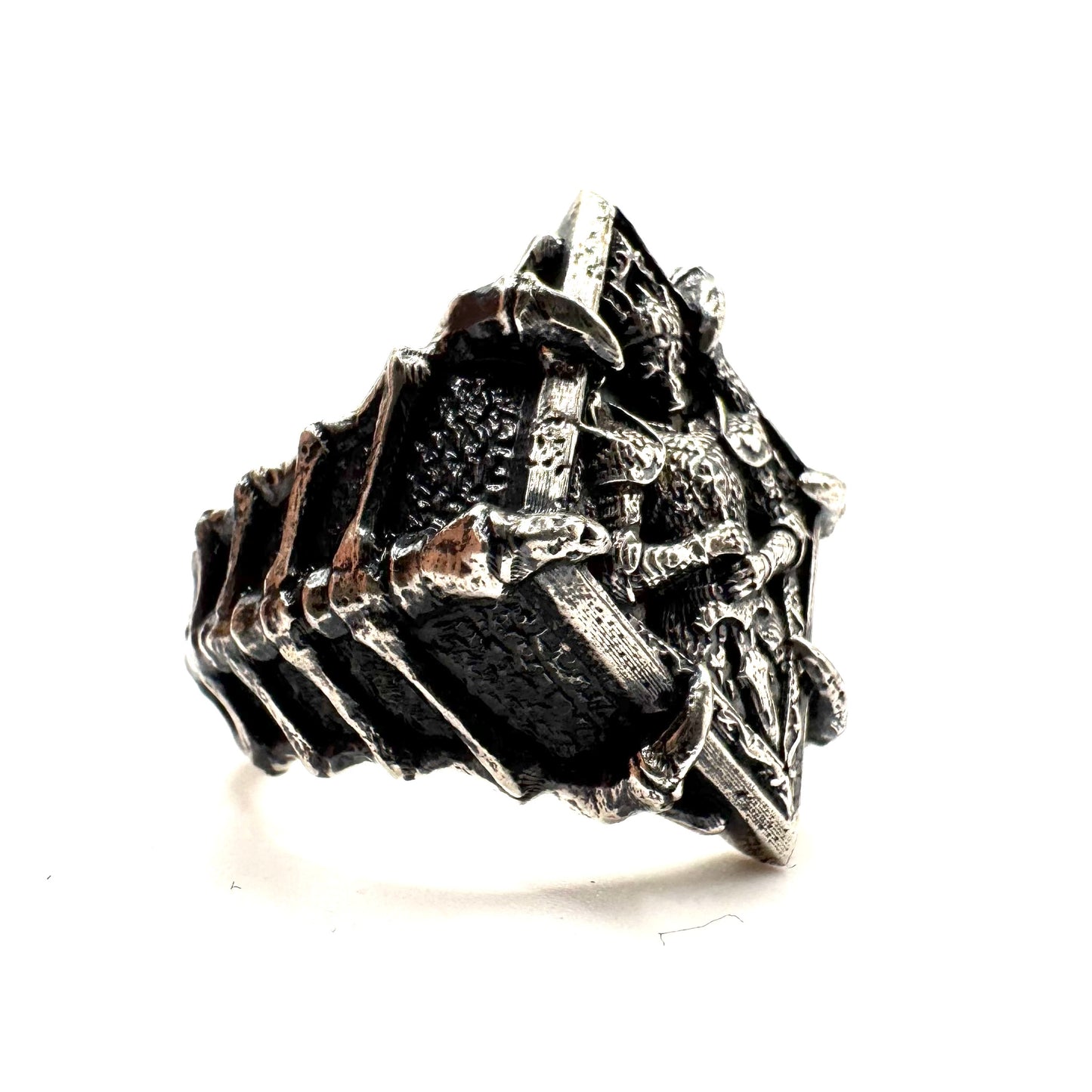 The Modred Ring in Sterling Silver