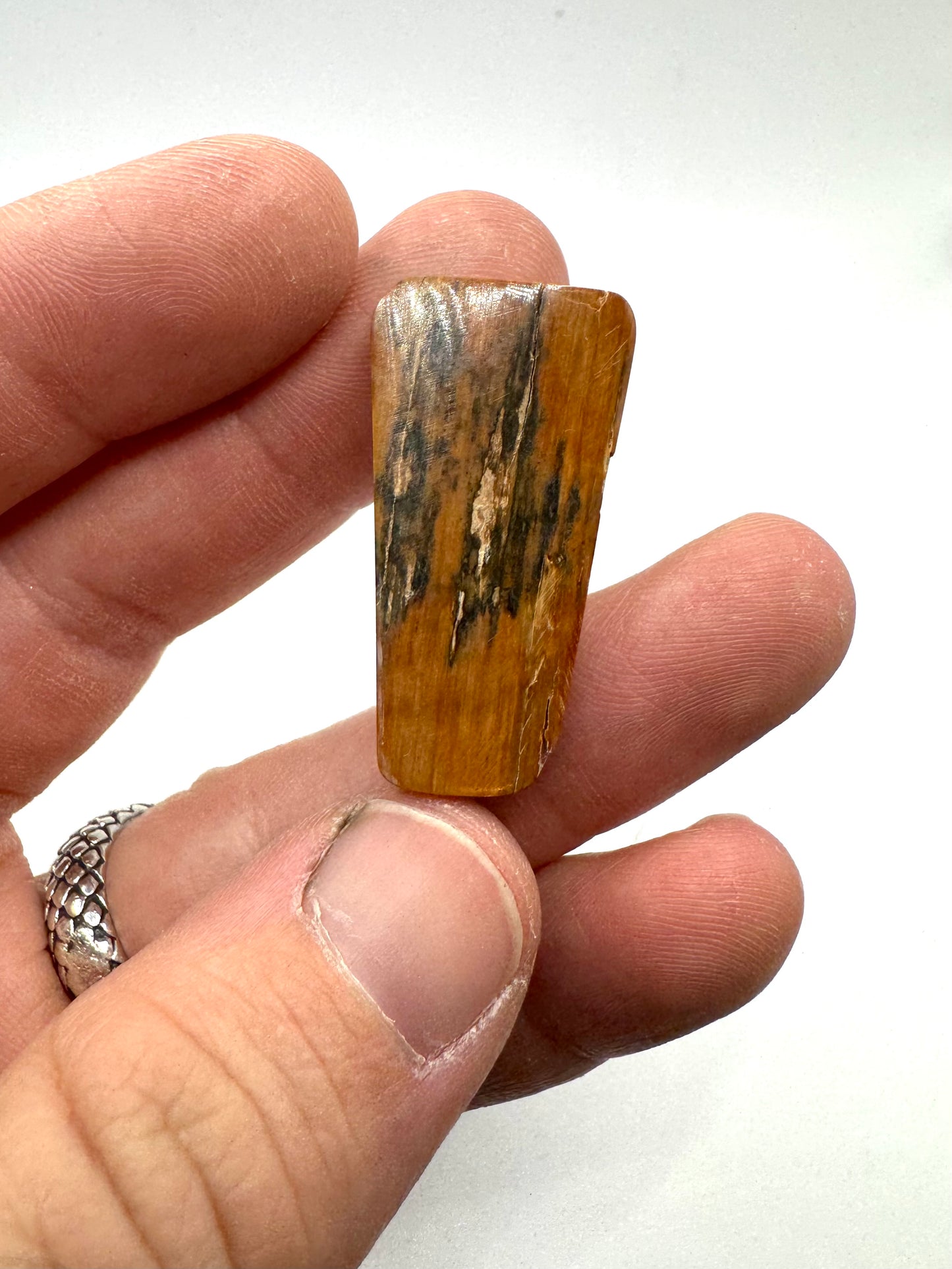 TO BE CAST - Abaddon Pendant In sterling Silver and Mammoth Ivory and Green Onyx