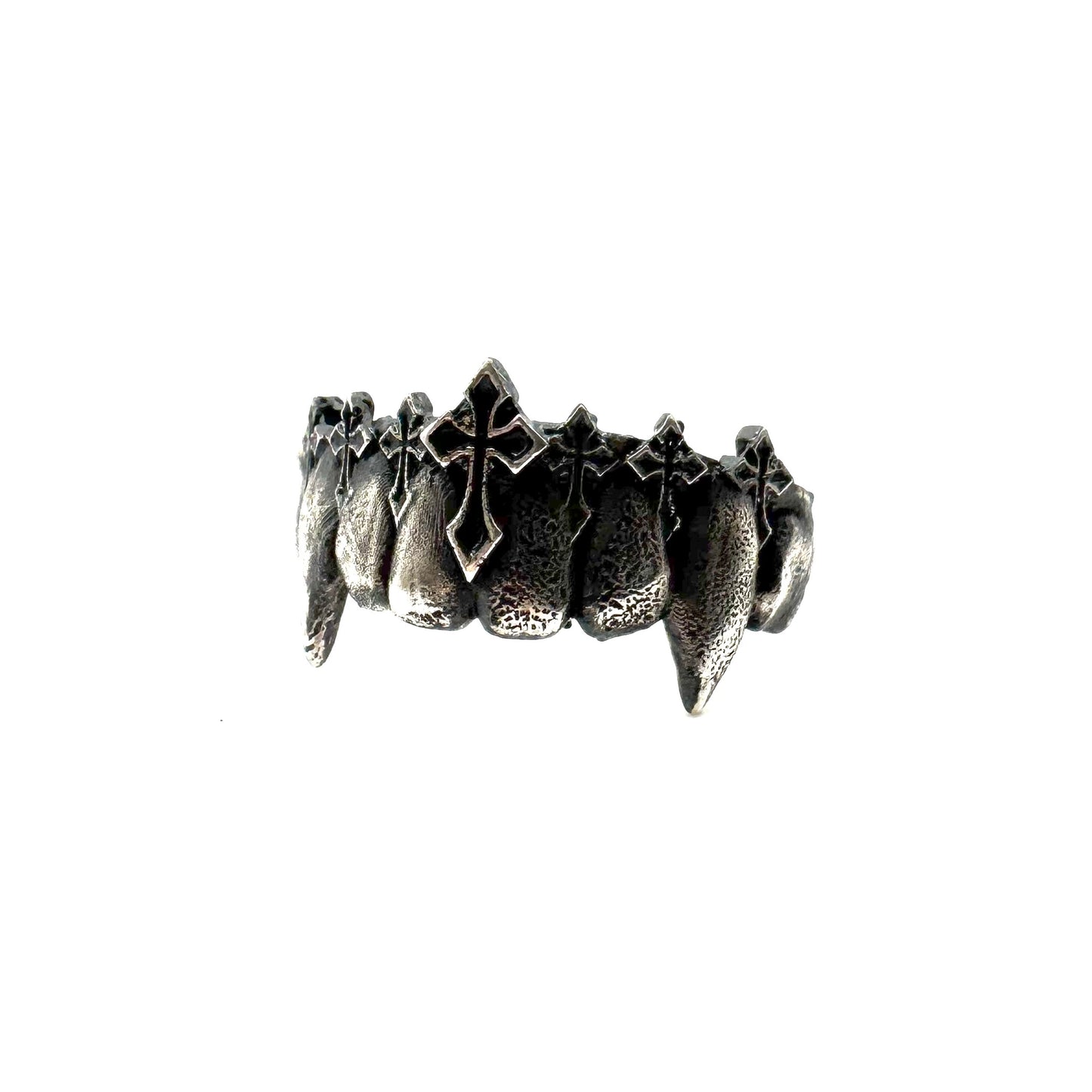 Vampire Fang Ring in Sterling Silver