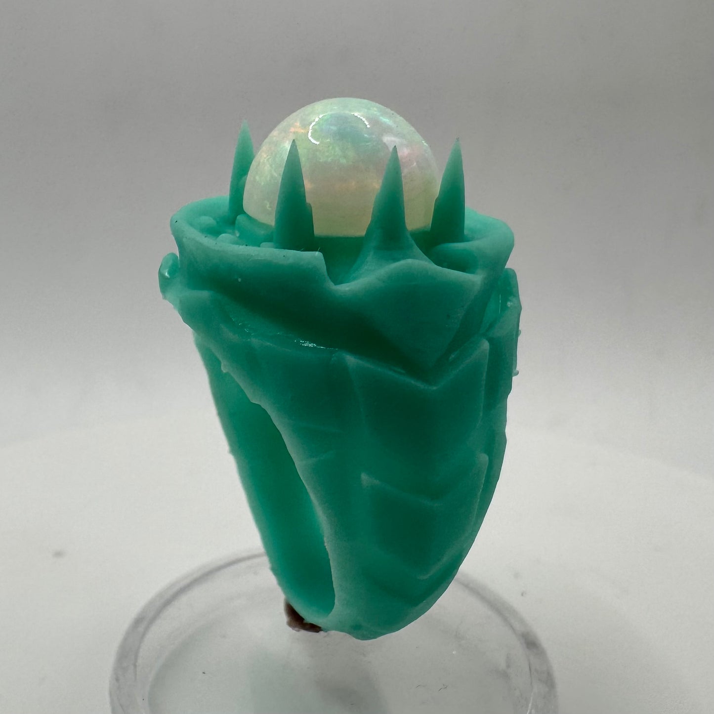 TO BE CAST - Medieval Fantasy Opal Ring In sterling Silver