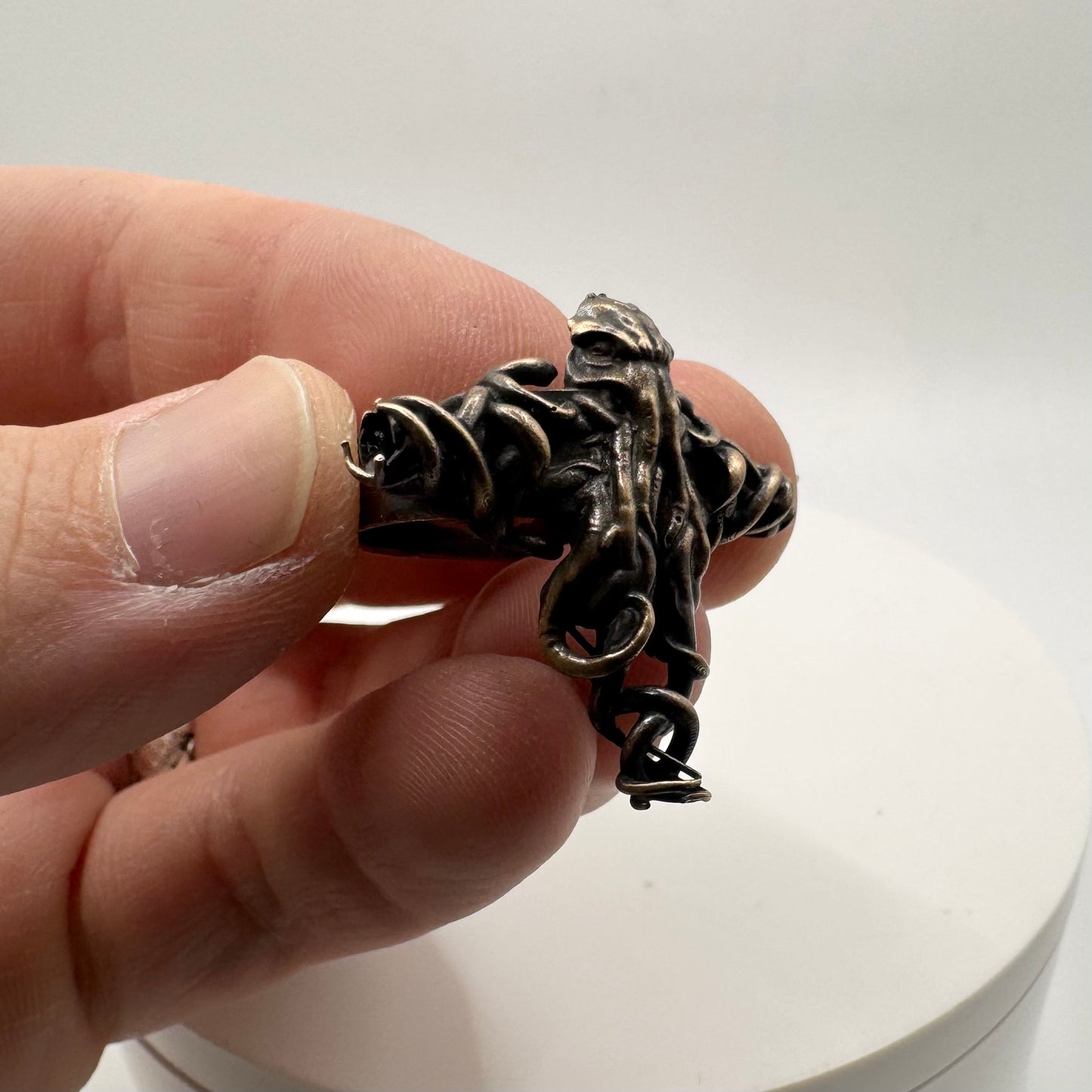 Cthulhu Ring in Bronze