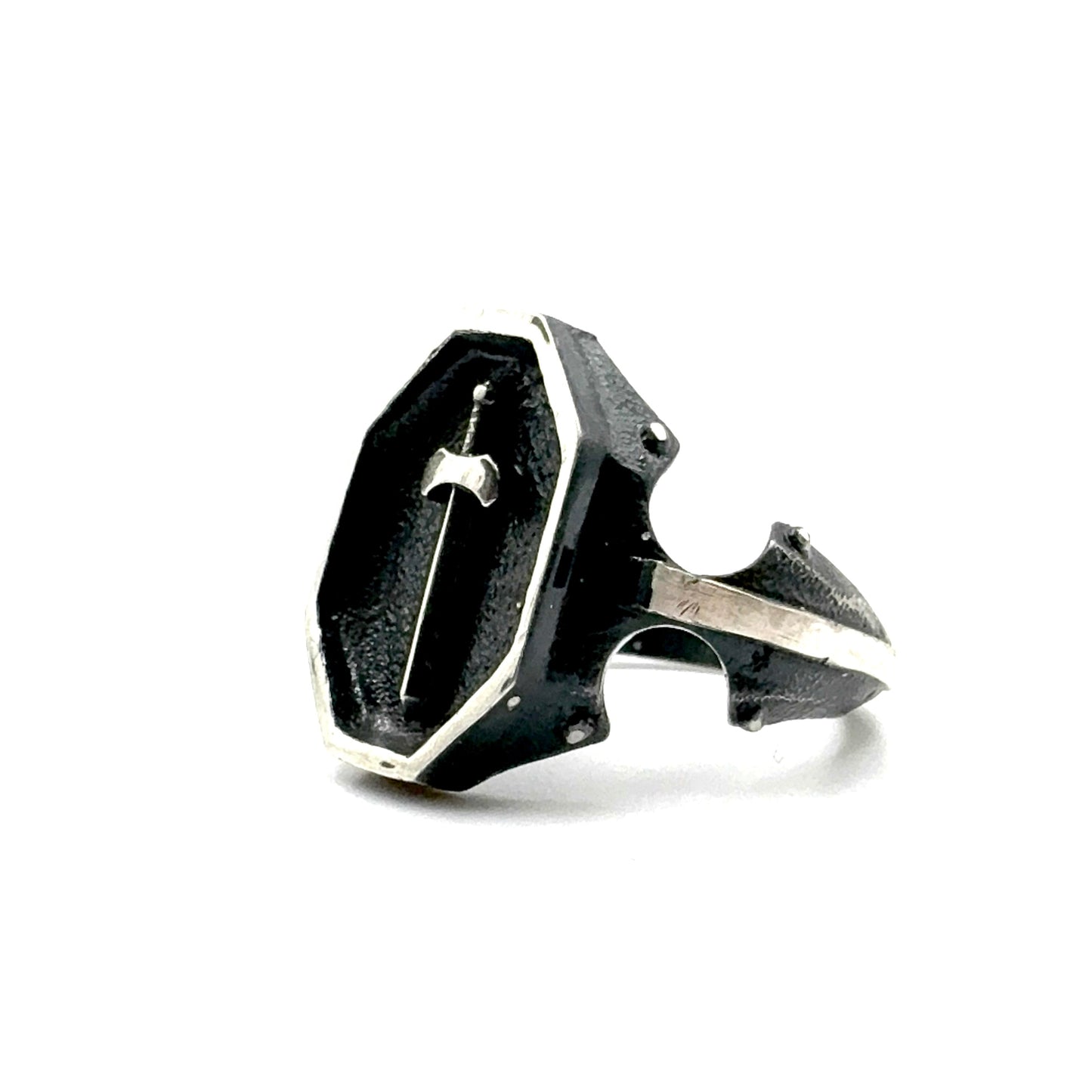 PREORDER - Excalibur Signet Ring In Sterling Silver