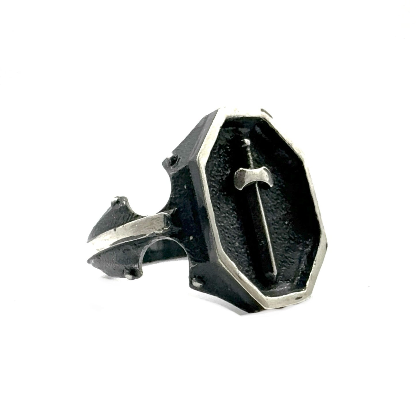PREORDER - Excalibur Signet Ring In Sterling Silver