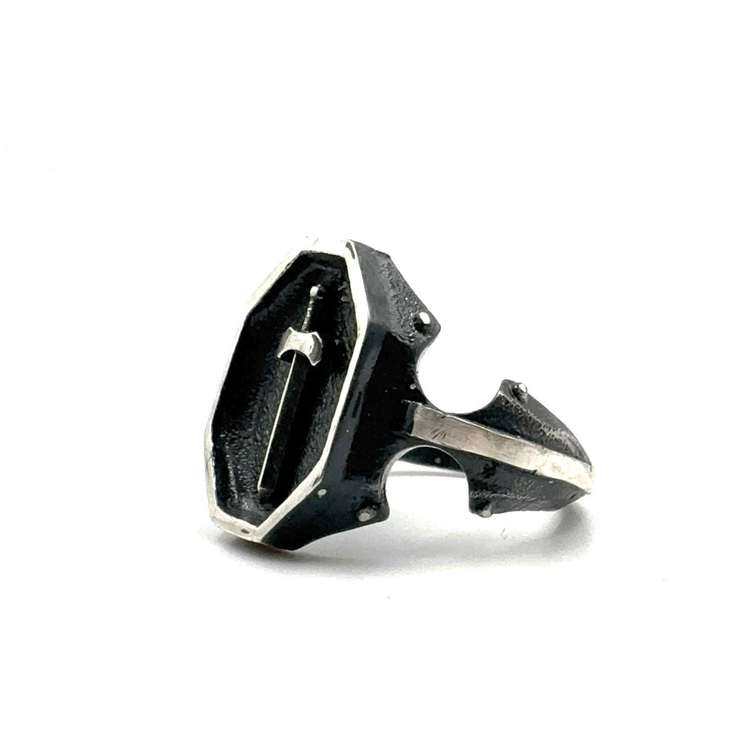 PREORDER - Excalibur Signet Ring In Sterling Silver
