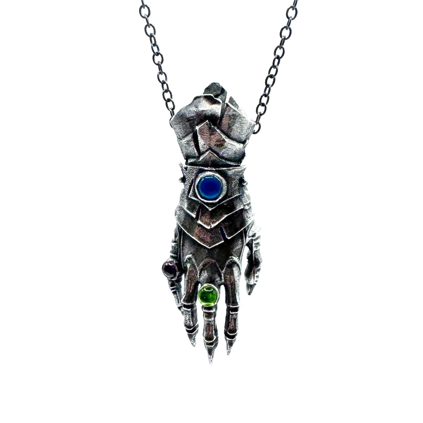 The Abaddon Hand Pendant in Sterling Silver