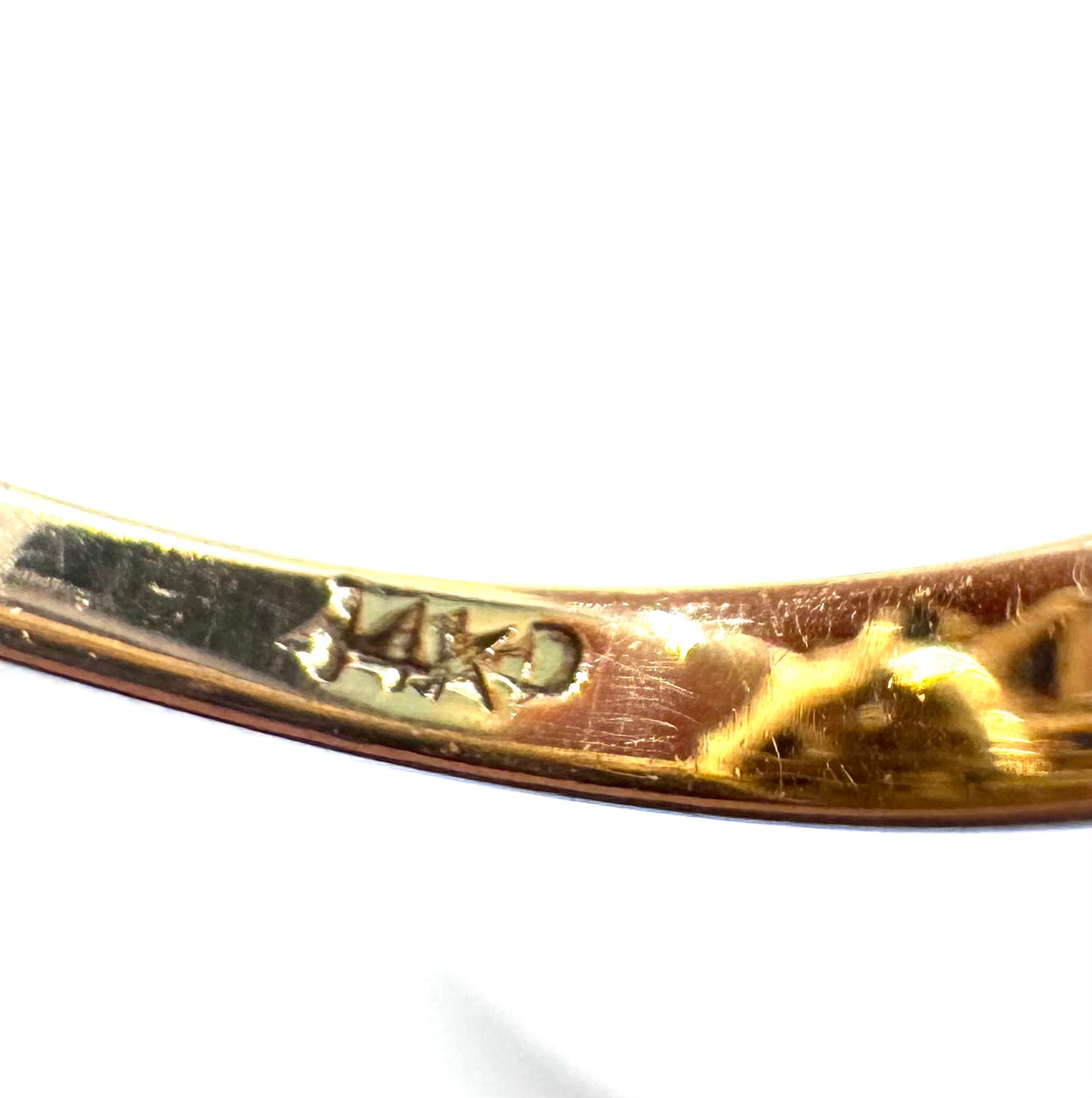 Vintage 14k Gold Natural Sapphire and Diamond Ring