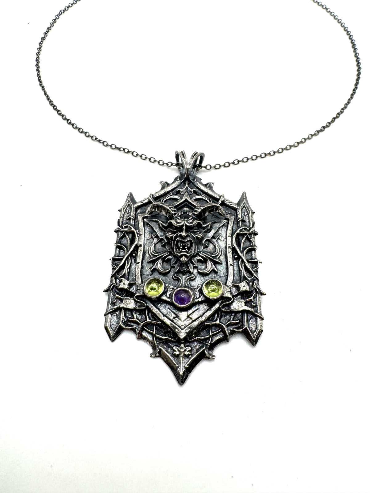 Abaddon's Effigy Pendant in Sterling Silver