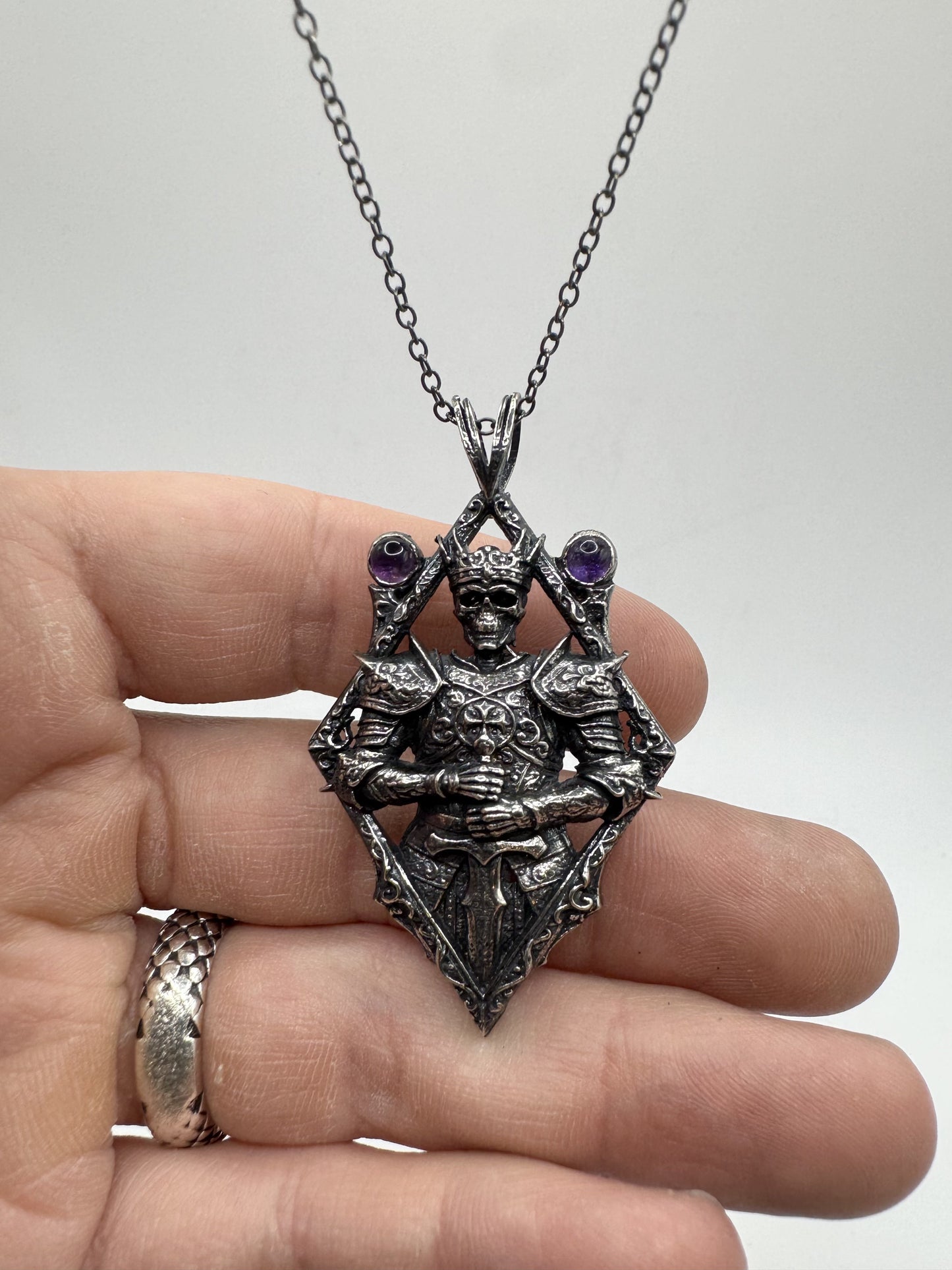 The Usurper Pendant in Sterling Silver