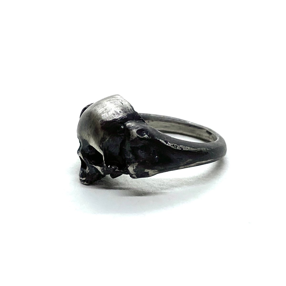 Skull and Bones Ring in Sterling Silver - Julian The 2nd - RING - Skull and Bones Ring in Sterling Silver
