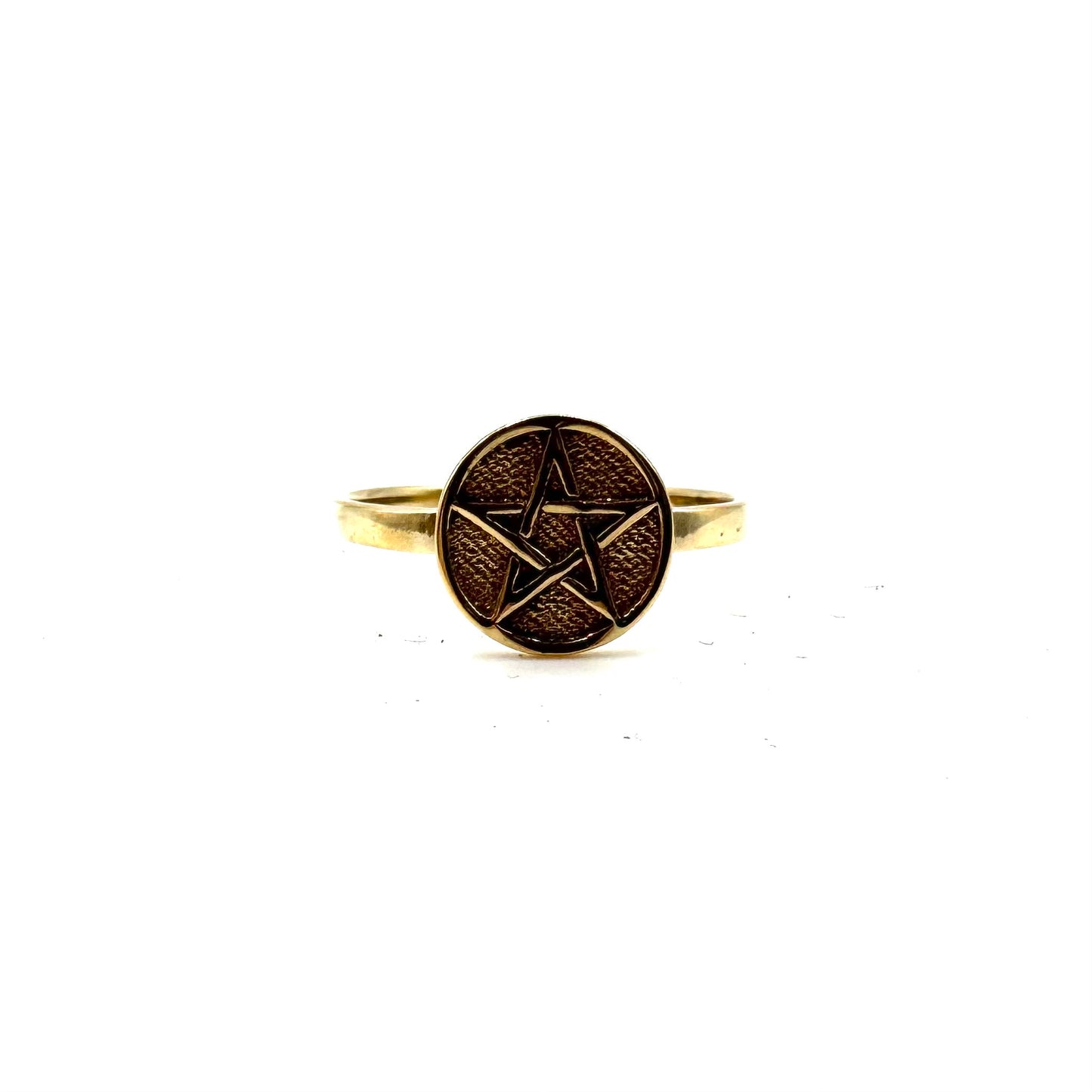 Modern Ring in Bronze