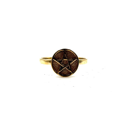Modern Ring in Bronze