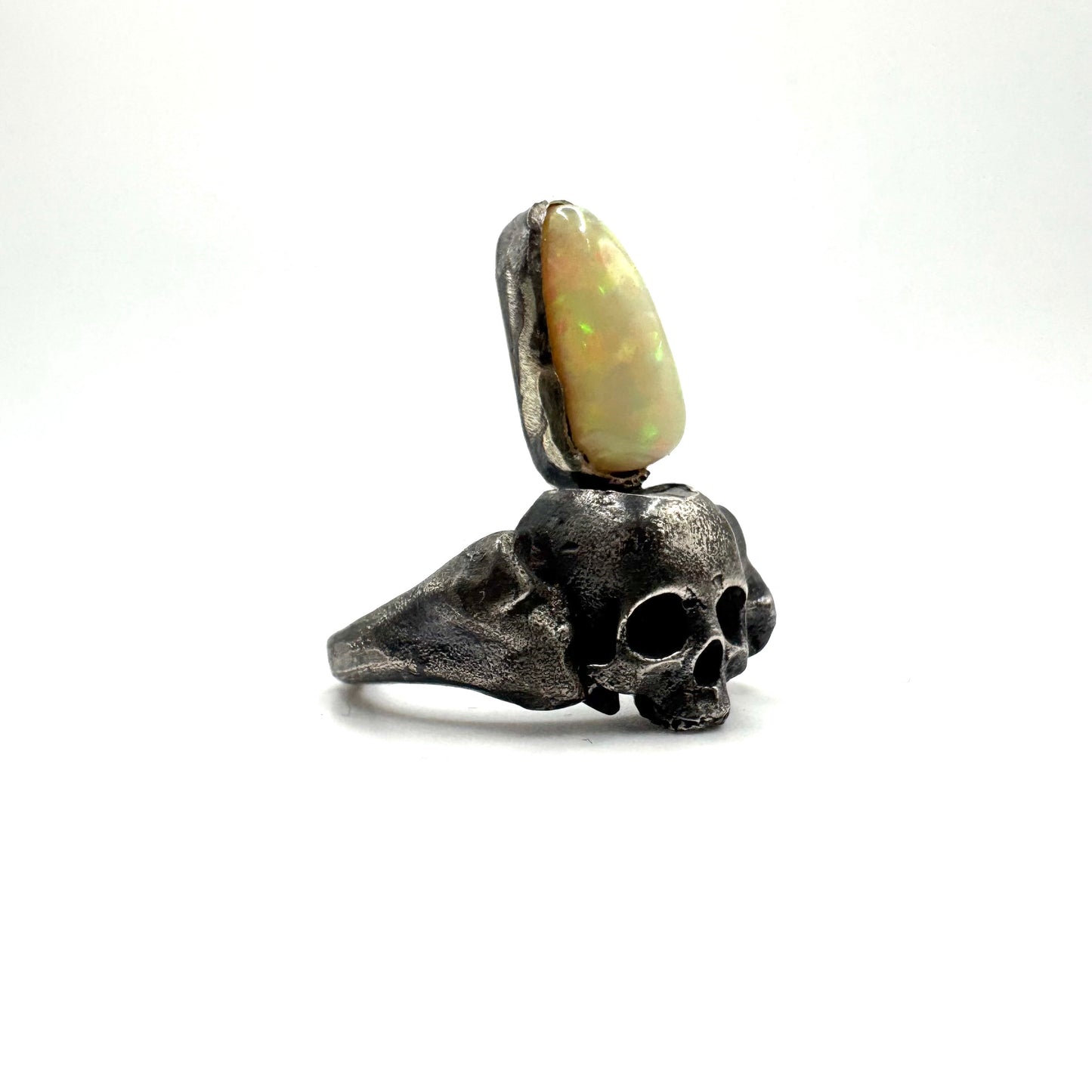 Ancient Tooth Ring in Sterling Silver