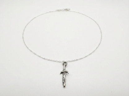 The Sword of Damocles Pendant in Sterling Silver