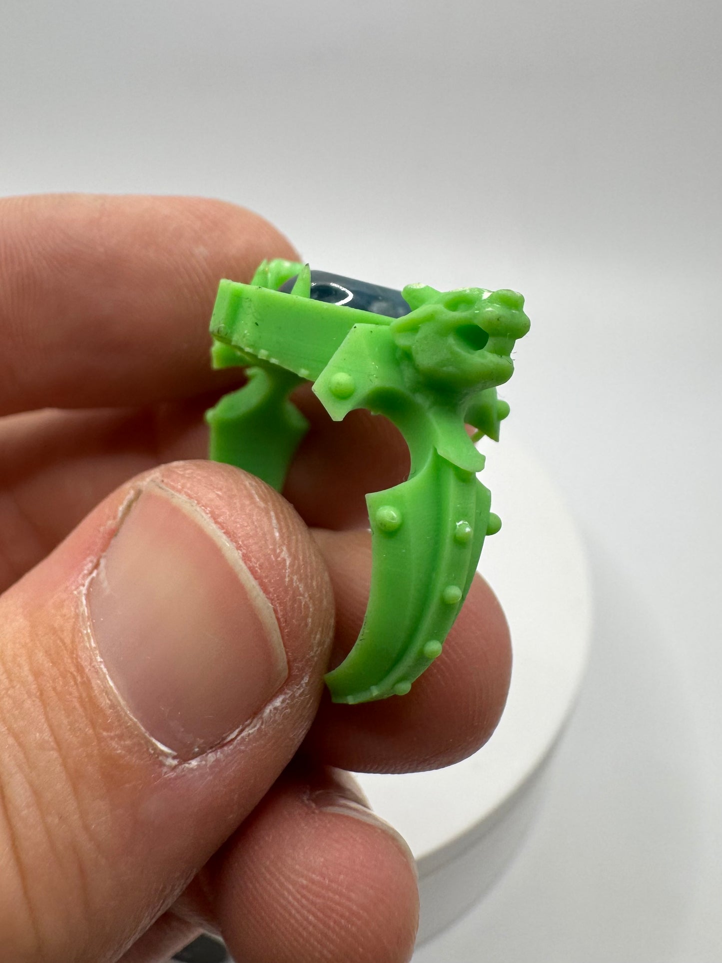 TO BE CAST - Sentinel Signet Ring With Kyanite In sterling Silver