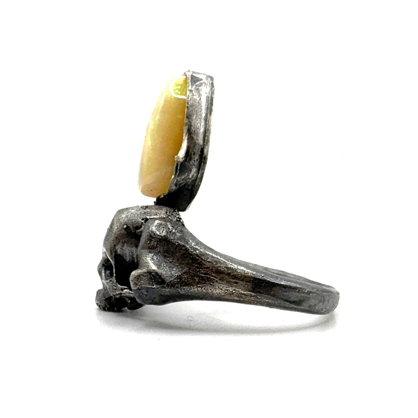 Ancient Tooth Ring in Sterling Silver