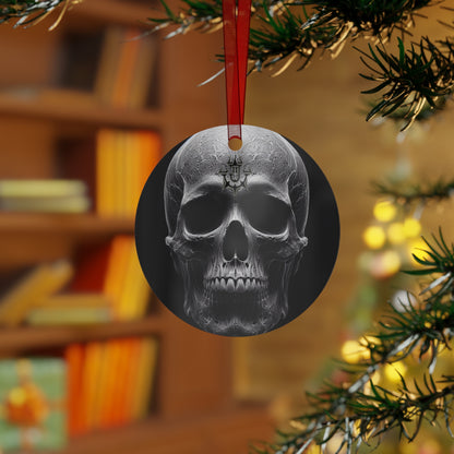 In Goth We Trust - Metal Ornament