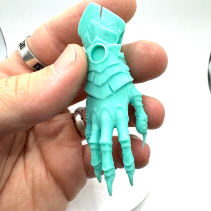 TO BE CAST -  Abaddon Pendant In sterling Silver and Citrine And Green Onyx