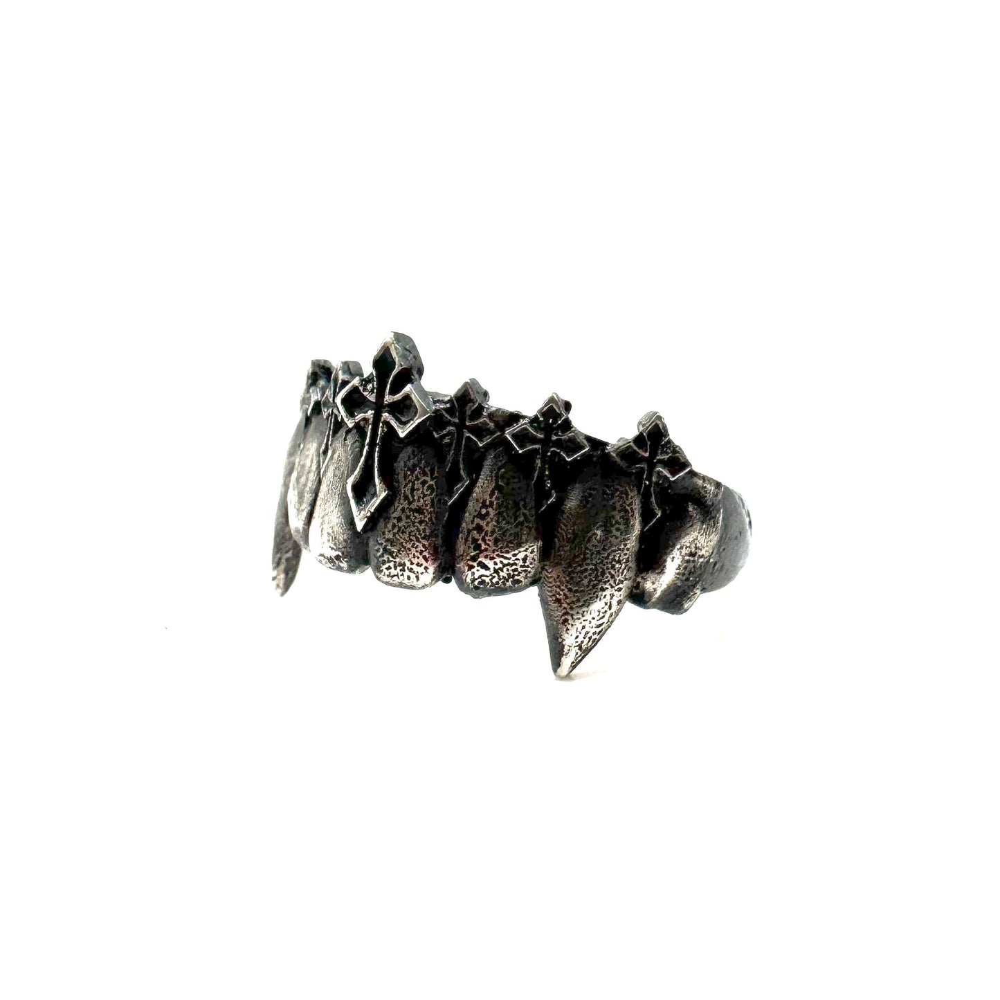Vampire Fang Ring in Sterling Silver