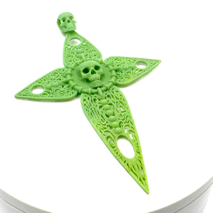 TO BE CAST -  Skull Cross Pendant In sterling Silver