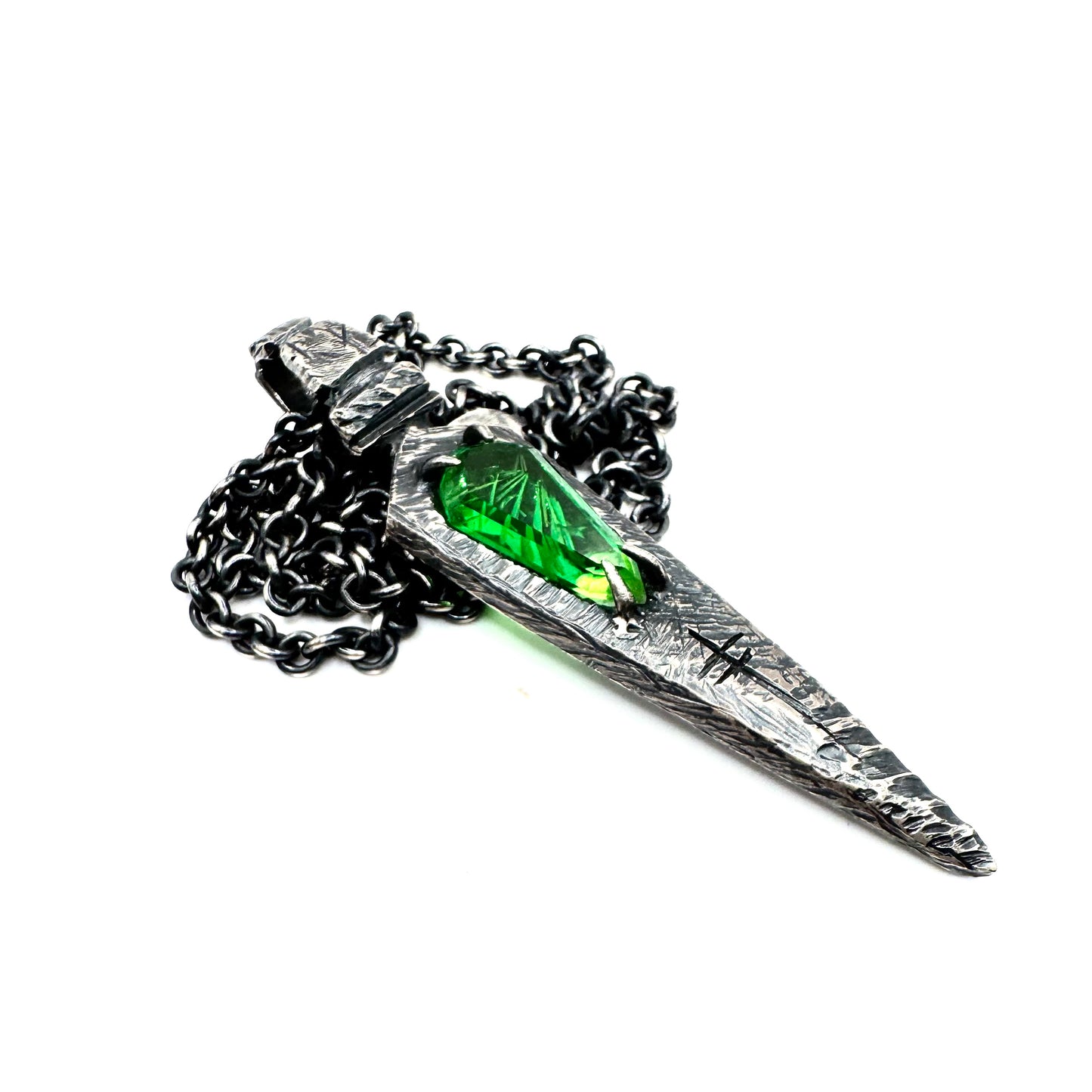 Bridewell Brutalist Necklace in Sterling Silver