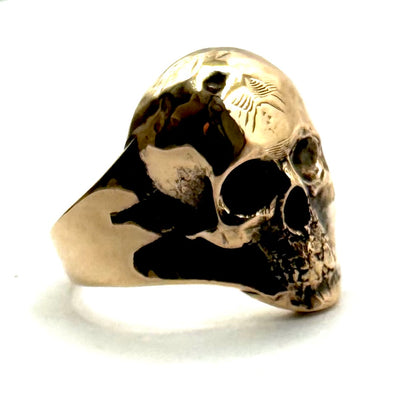 Ventil’s Sacrifice Skull Ring in Bronze