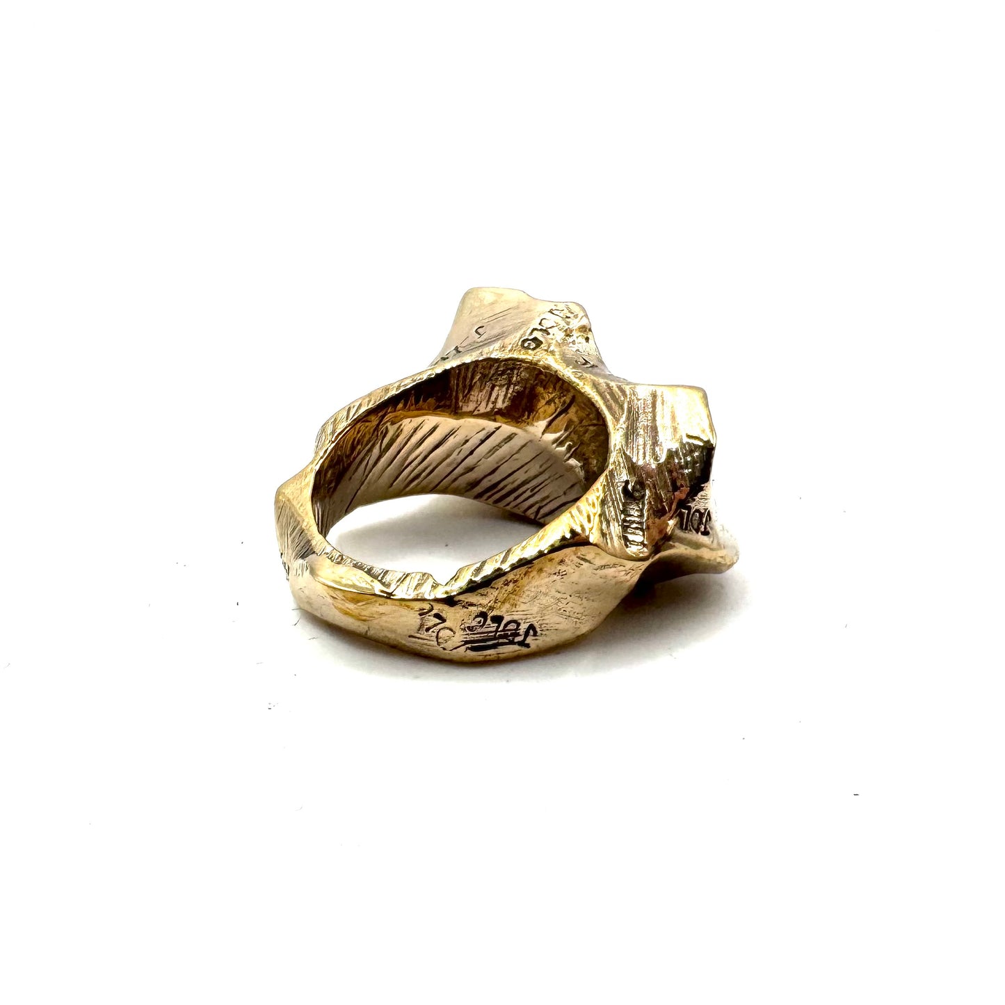 Modern Ring in Bronze