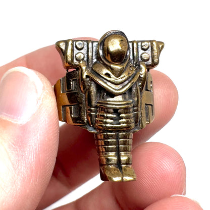 Ancient Origins Astronaut Ring In Bronze