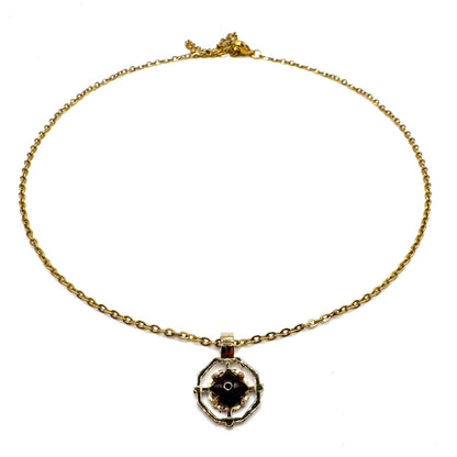Sanctum Pendant In Garnet And Bronze