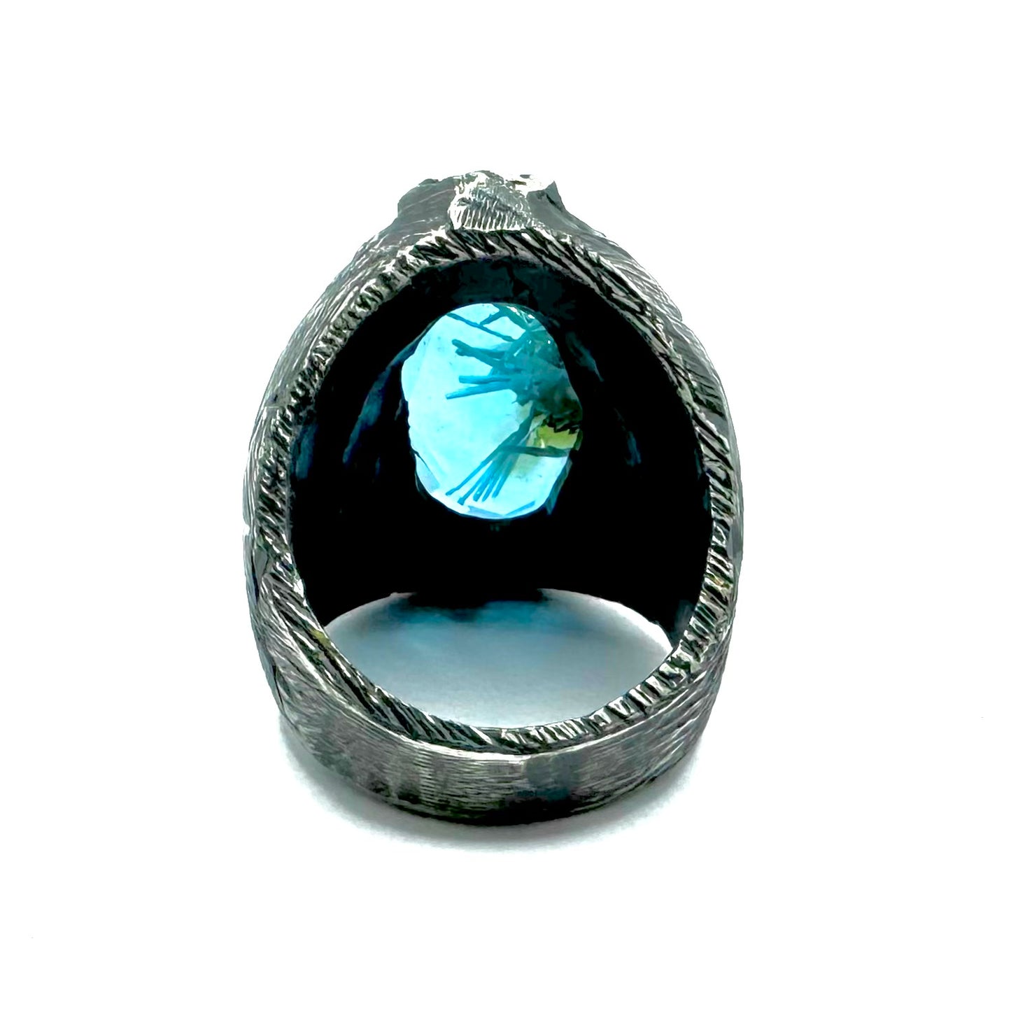 Ring of the Frost Wyrm Set with Bridewell in Sterling Silver