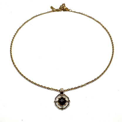 Sanctum Pendant In Garnet And Bronze