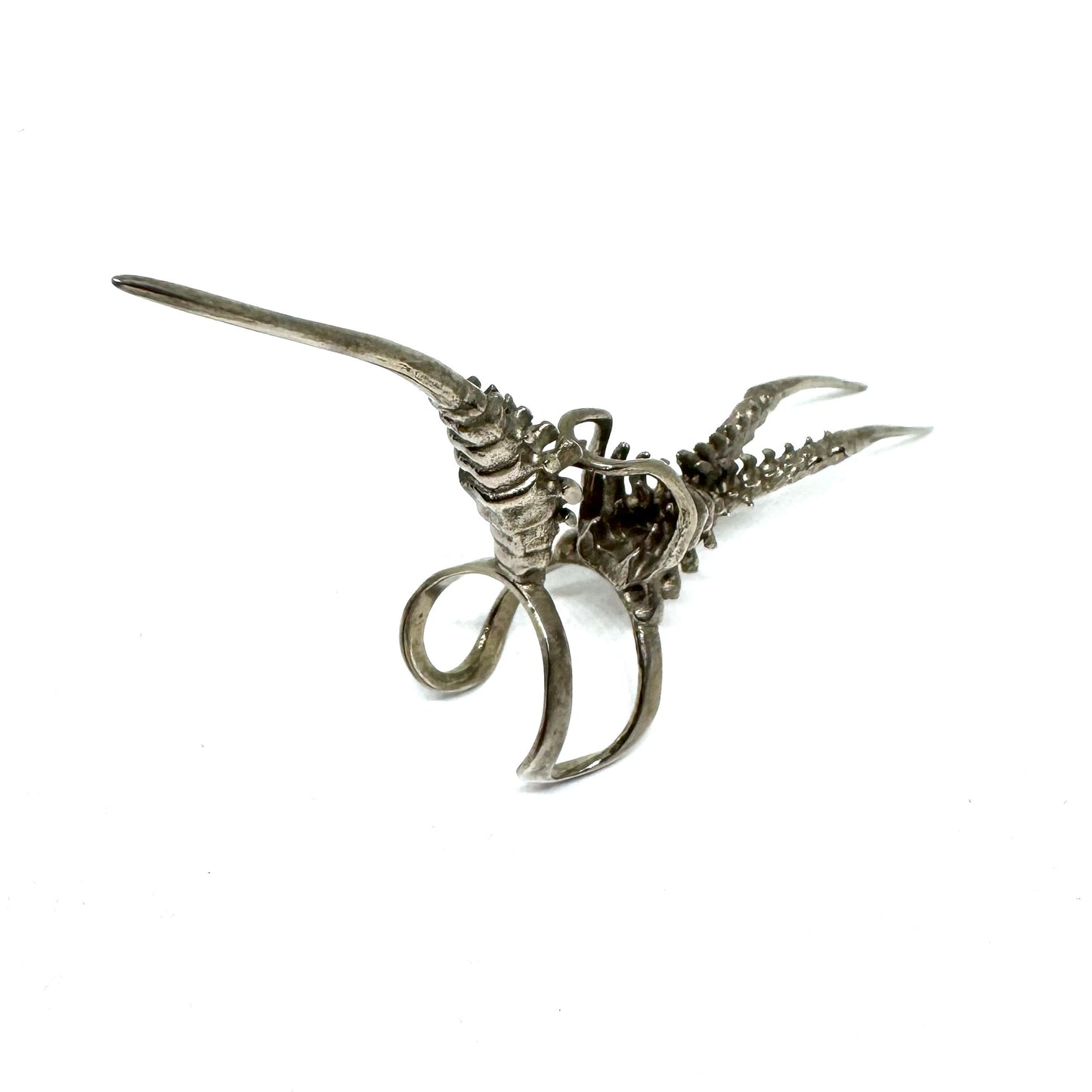 Spines Bronze Brutalist Ring