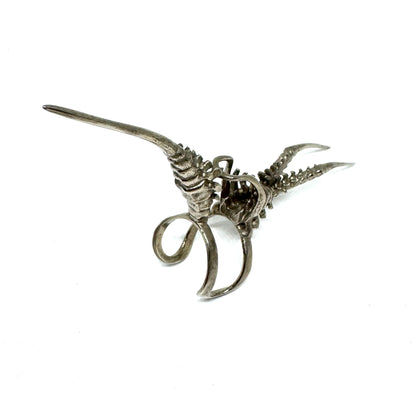 Spines Bronze Brutalist Ring