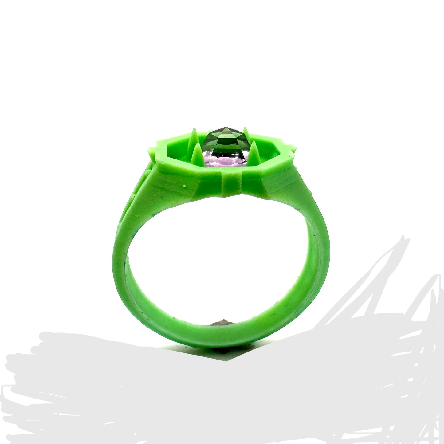 TO BE CAST - Sanctum Signet Ring With Amethyst In sterling Silver