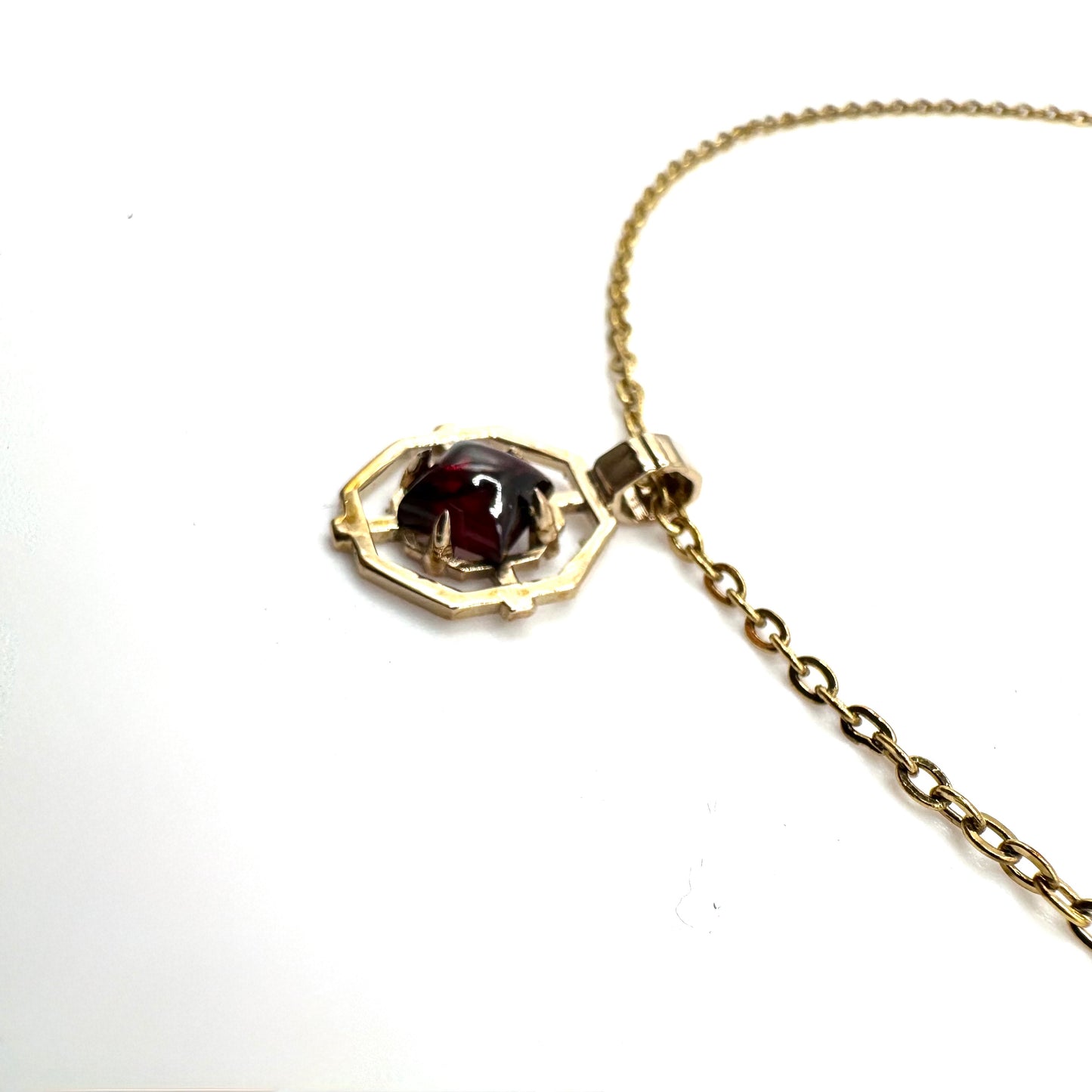 Sanctum Pendant In Garnet And Bronze