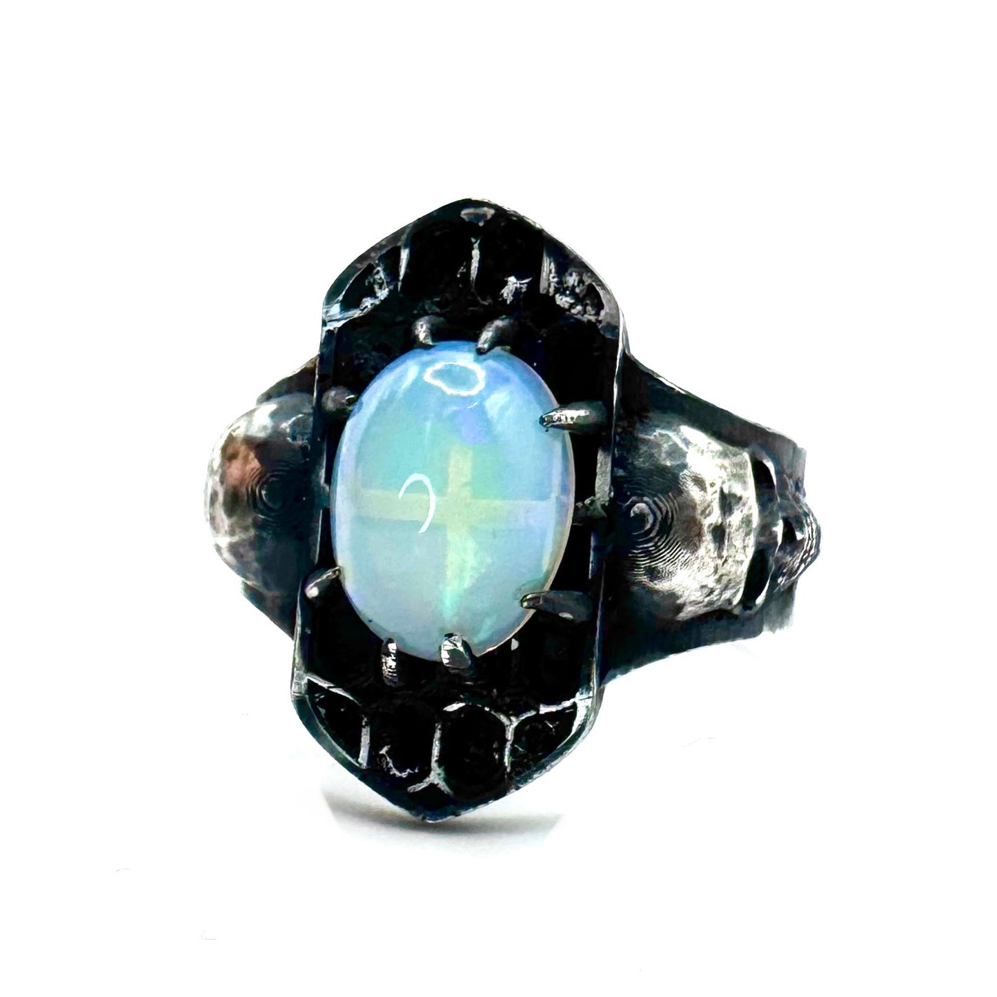 Ring of the Veil in Sterling Silver and Opal