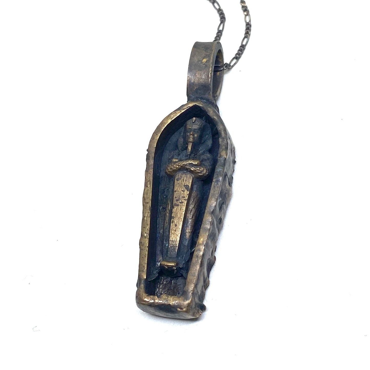 Ushabti Necklace in Bronze