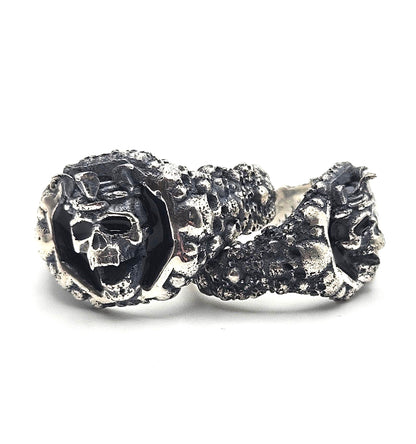 The Serpent’s King Ring In Sterling Silver