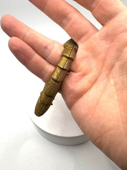 Bisect Bronze Brutalist Ring