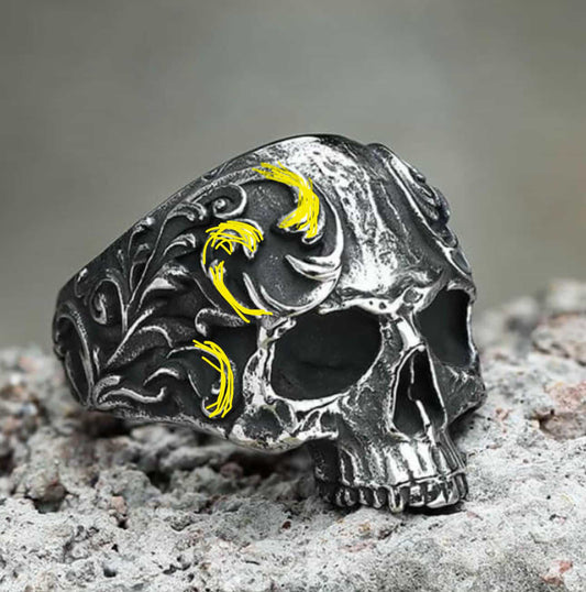 2nd half payment for custom skull ring in sterling and gold