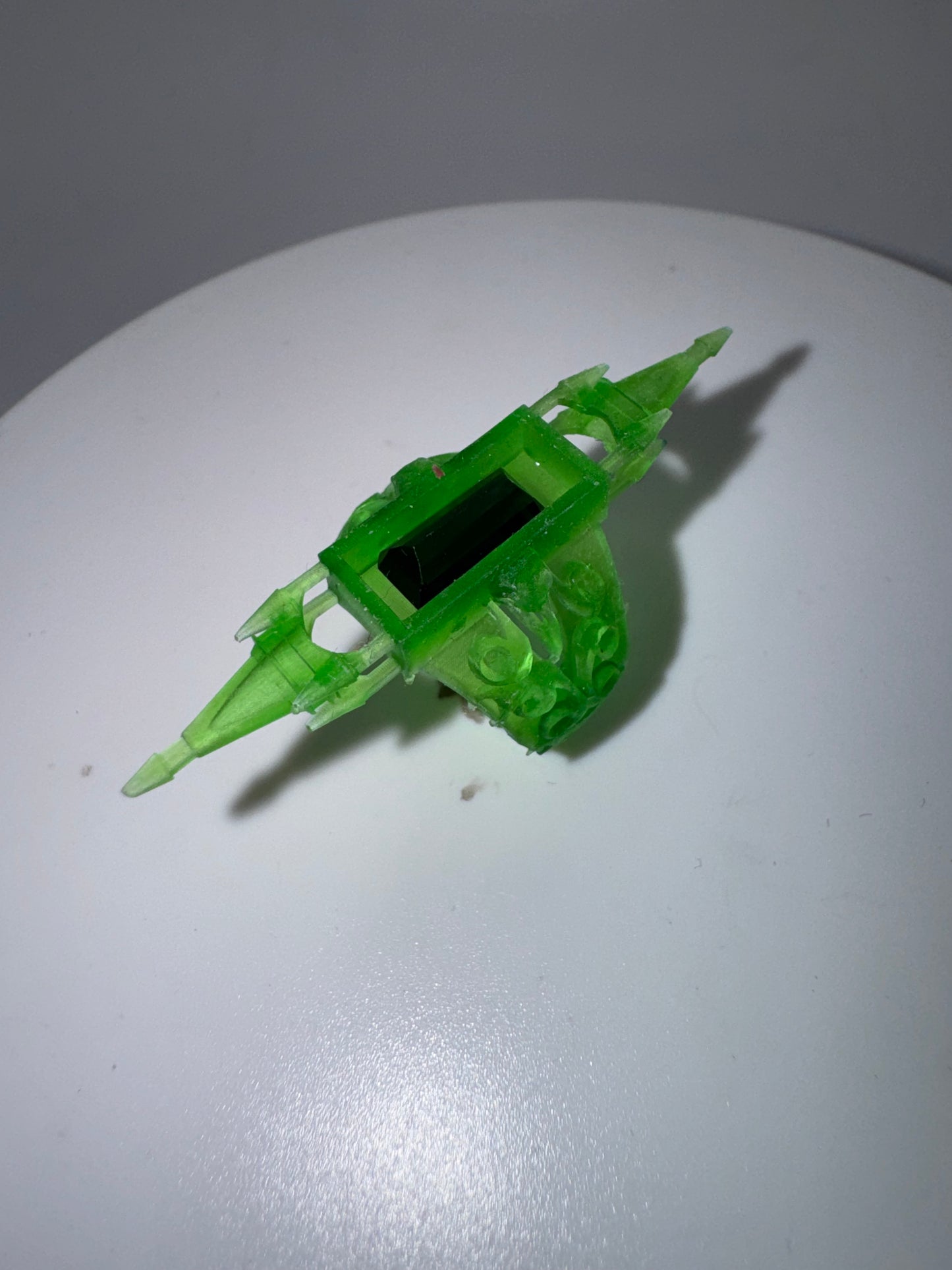 TO BE CAST - Sanctum Signet Ring With Tourmaline In sterling Silver