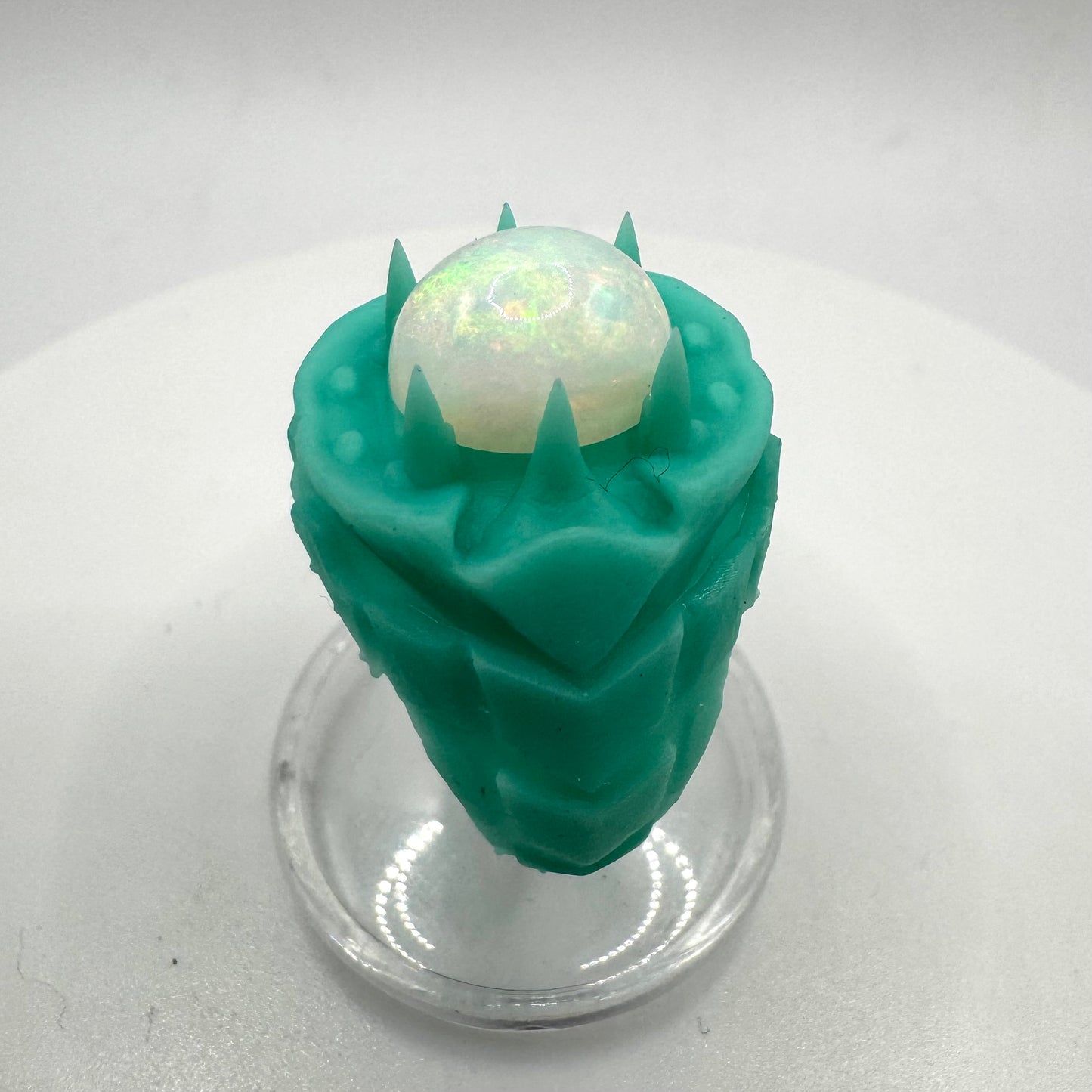 TO BE CAST - Medieval Fantasy Opal Ring In sterling Silver